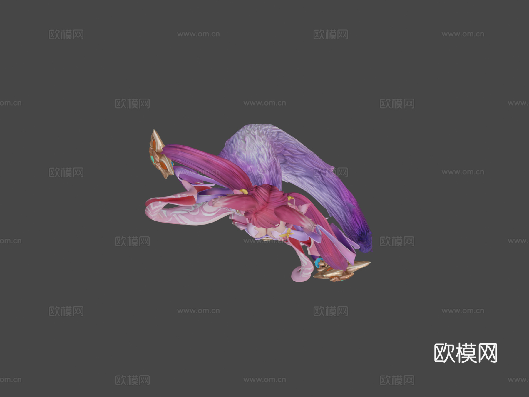 梅花-角色课程3d模型