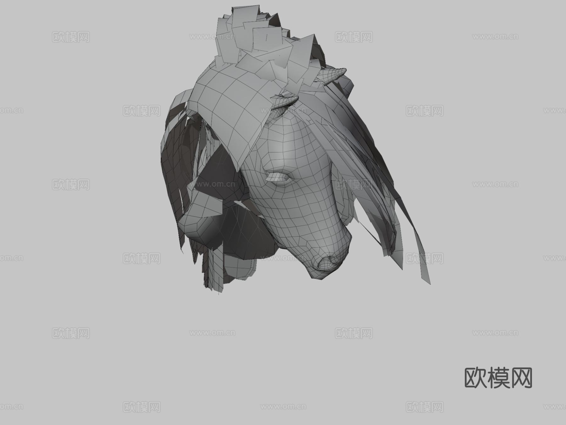 马3d模型