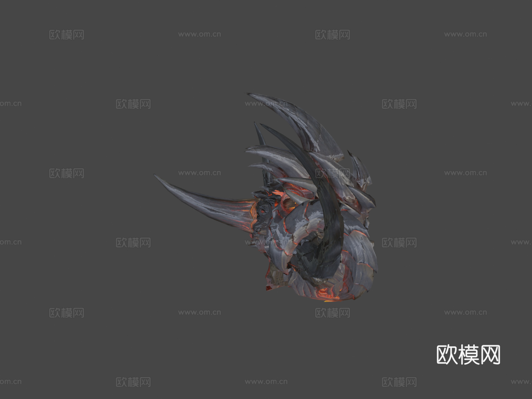 老板龙动画3d模型