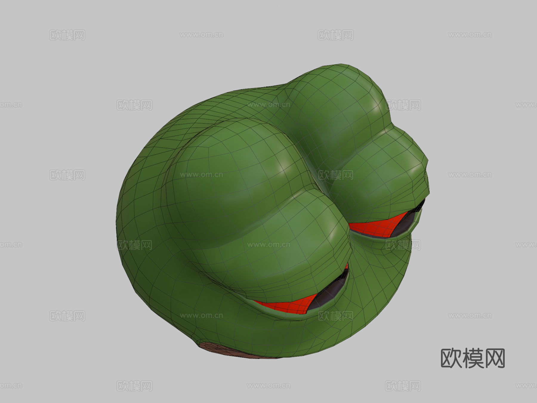 悲伤蛙佩佩3d模型