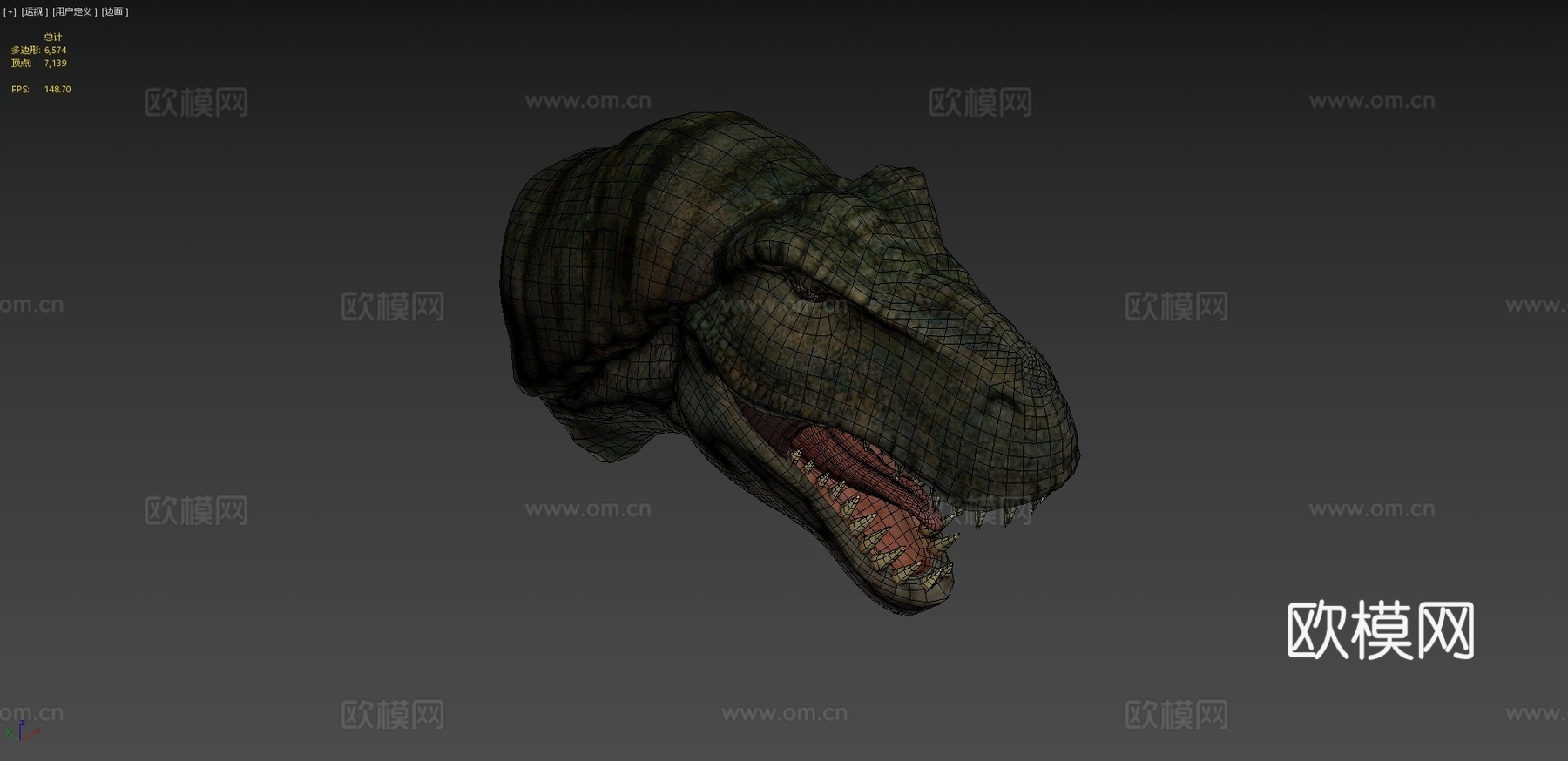 霸王龙3d模型