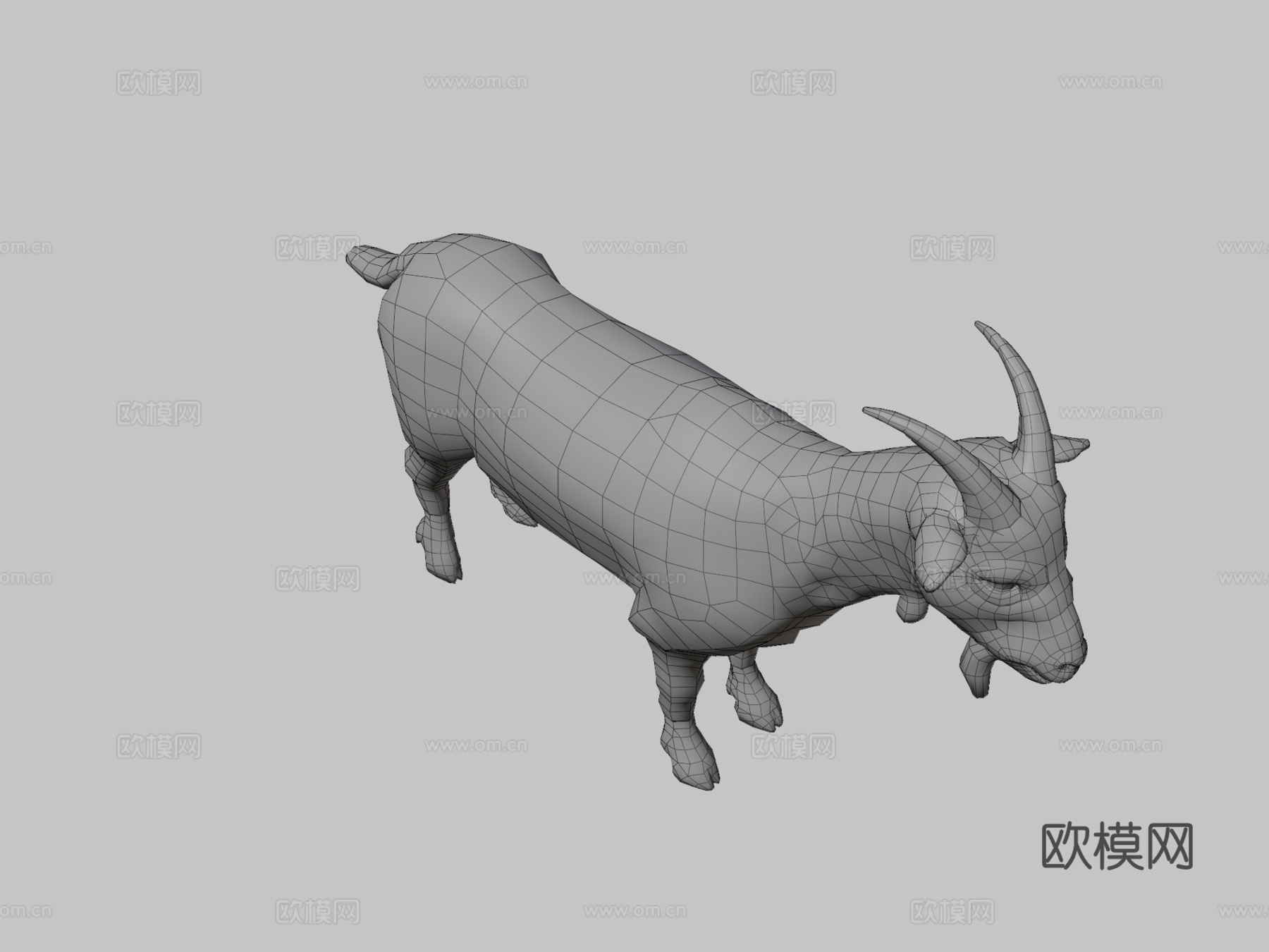 山羊动画3d模型