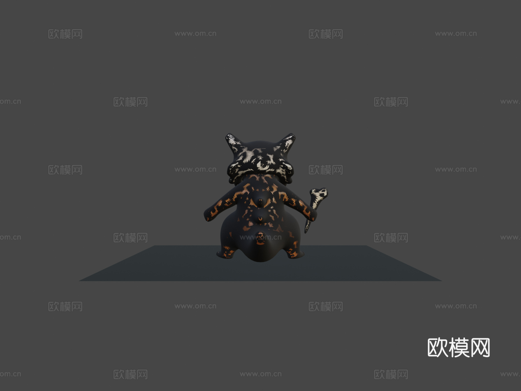 卡拉卡拉宝可梦3d模型
