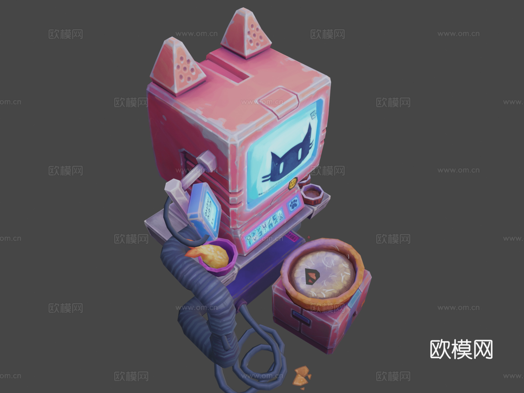 CGMA课程演示科幻道具3d模型