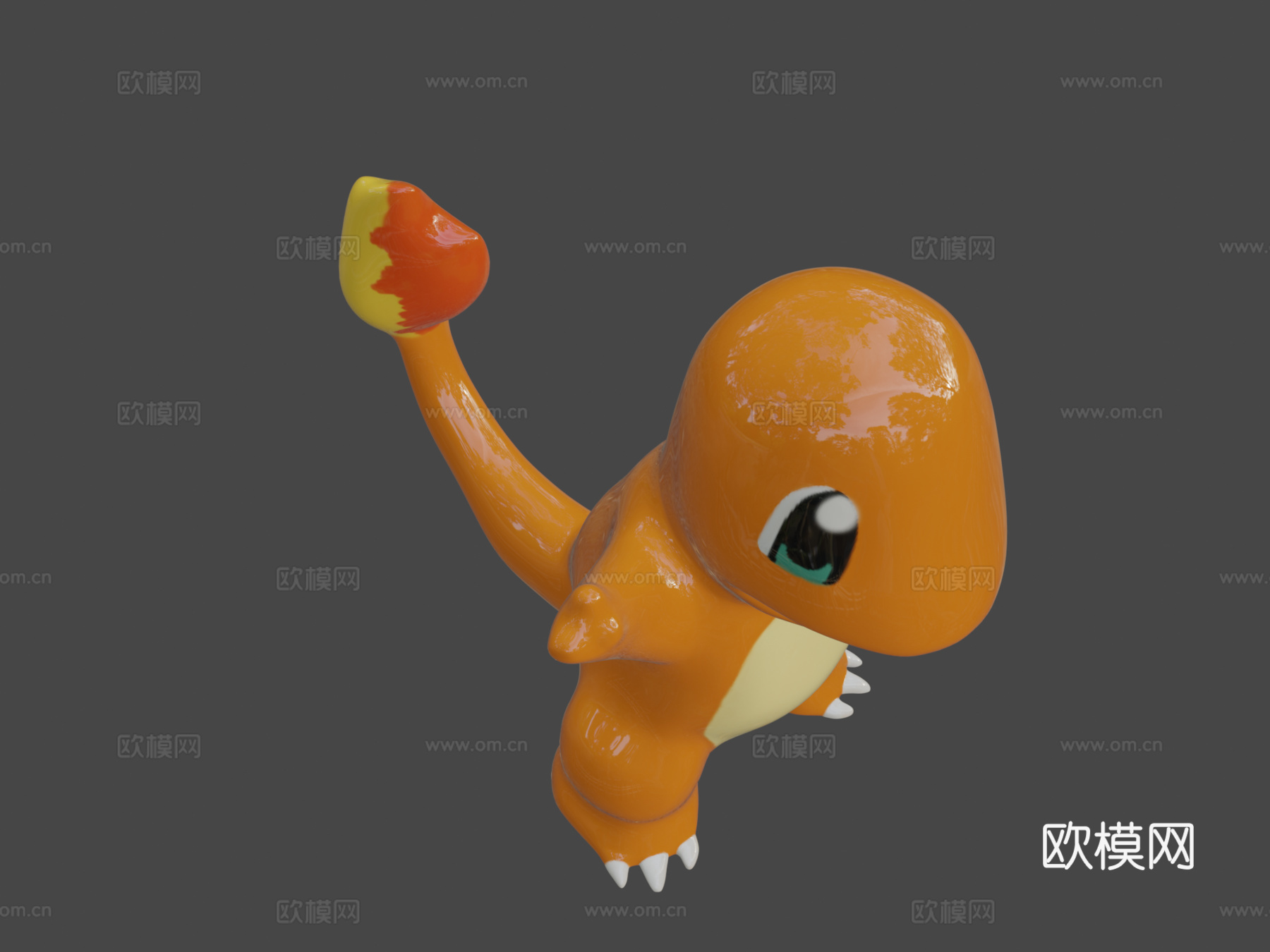 宝可梦-小火龙3d模型