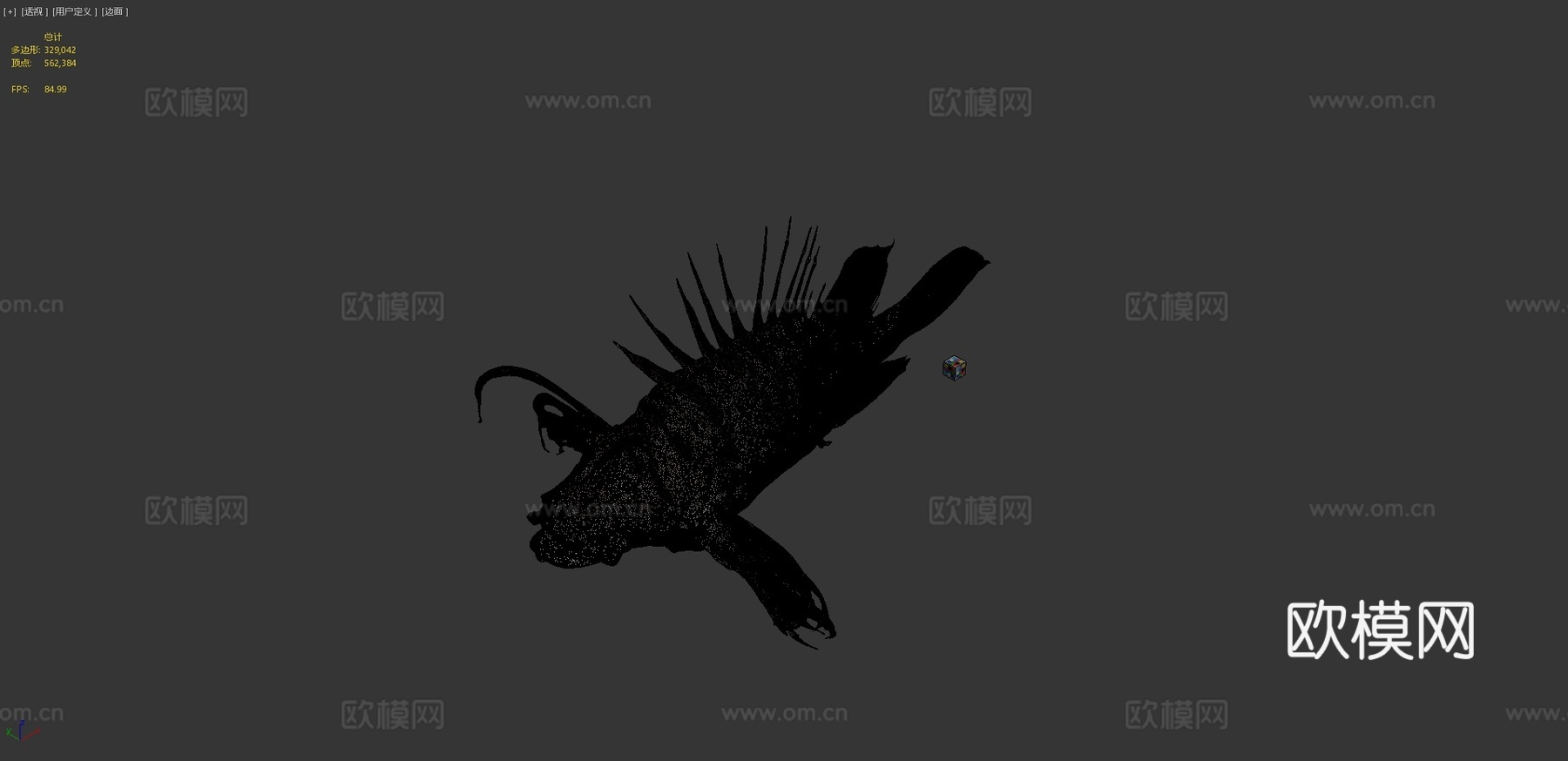 CC0蓑鲉?月神狮子鱼3d模型