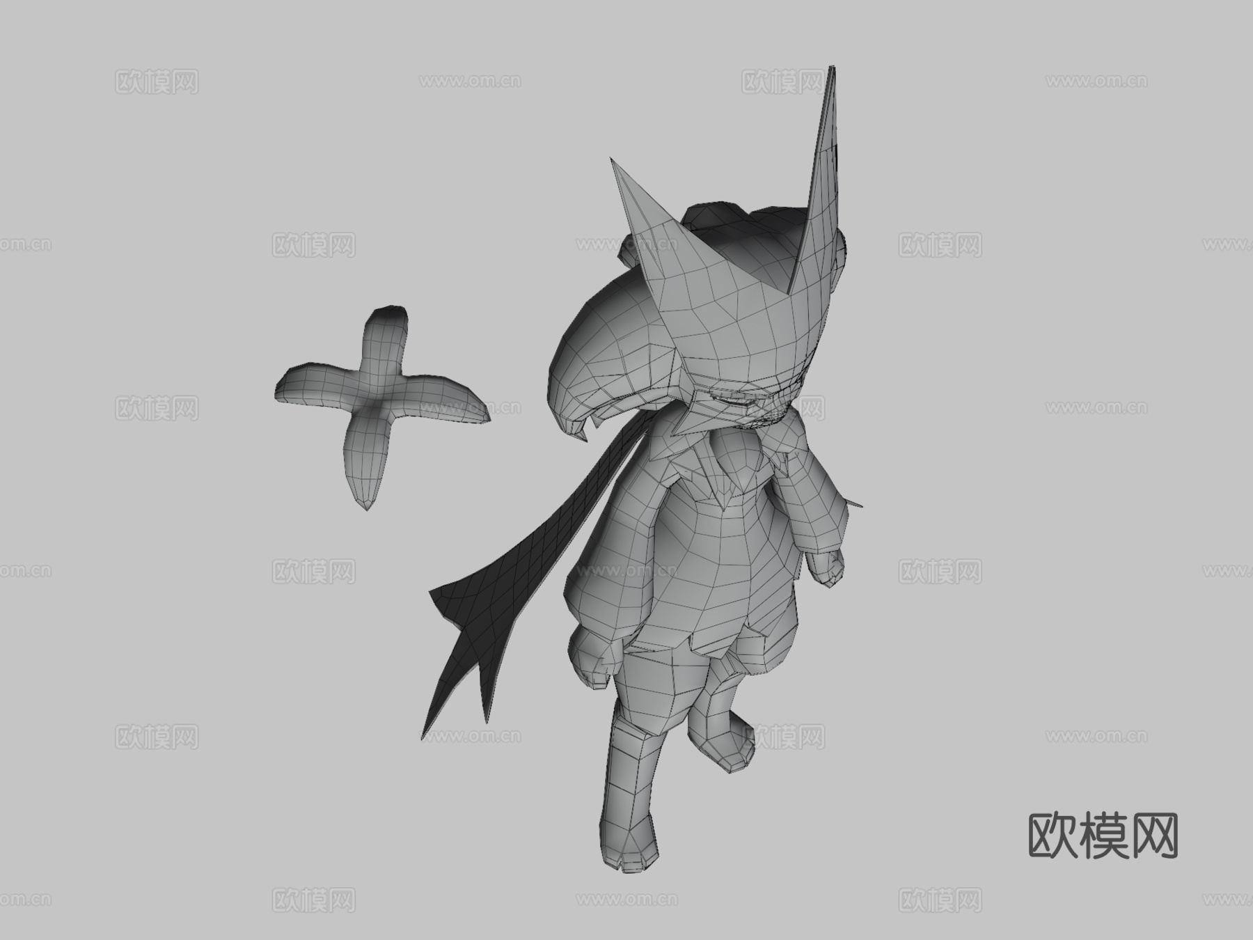 魔幻假面喵3d模型