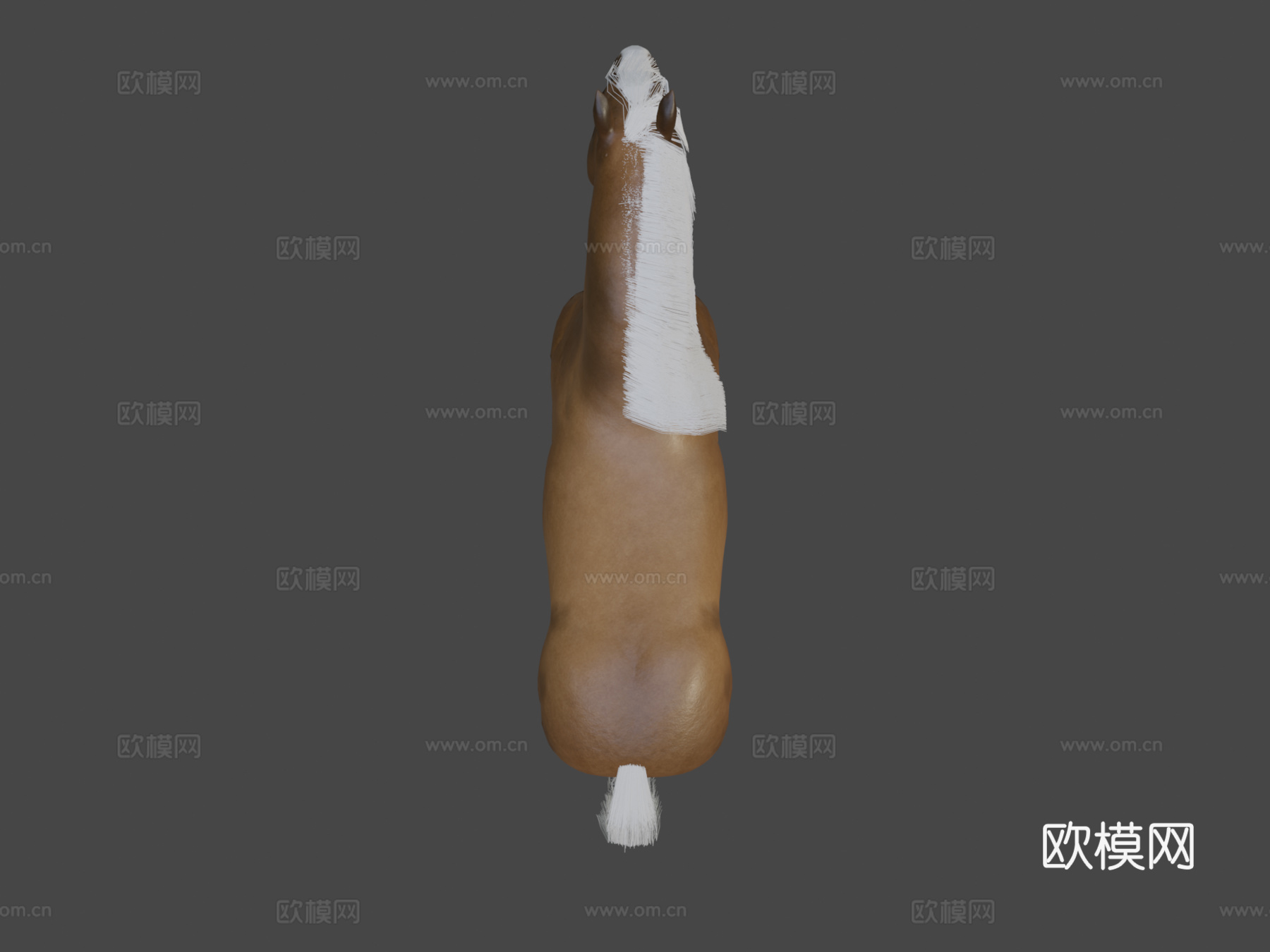 马[役马]3d模型