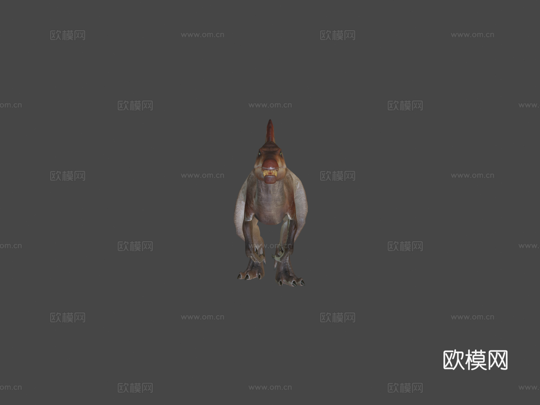 侏罗纪公园的棘龙3d模型