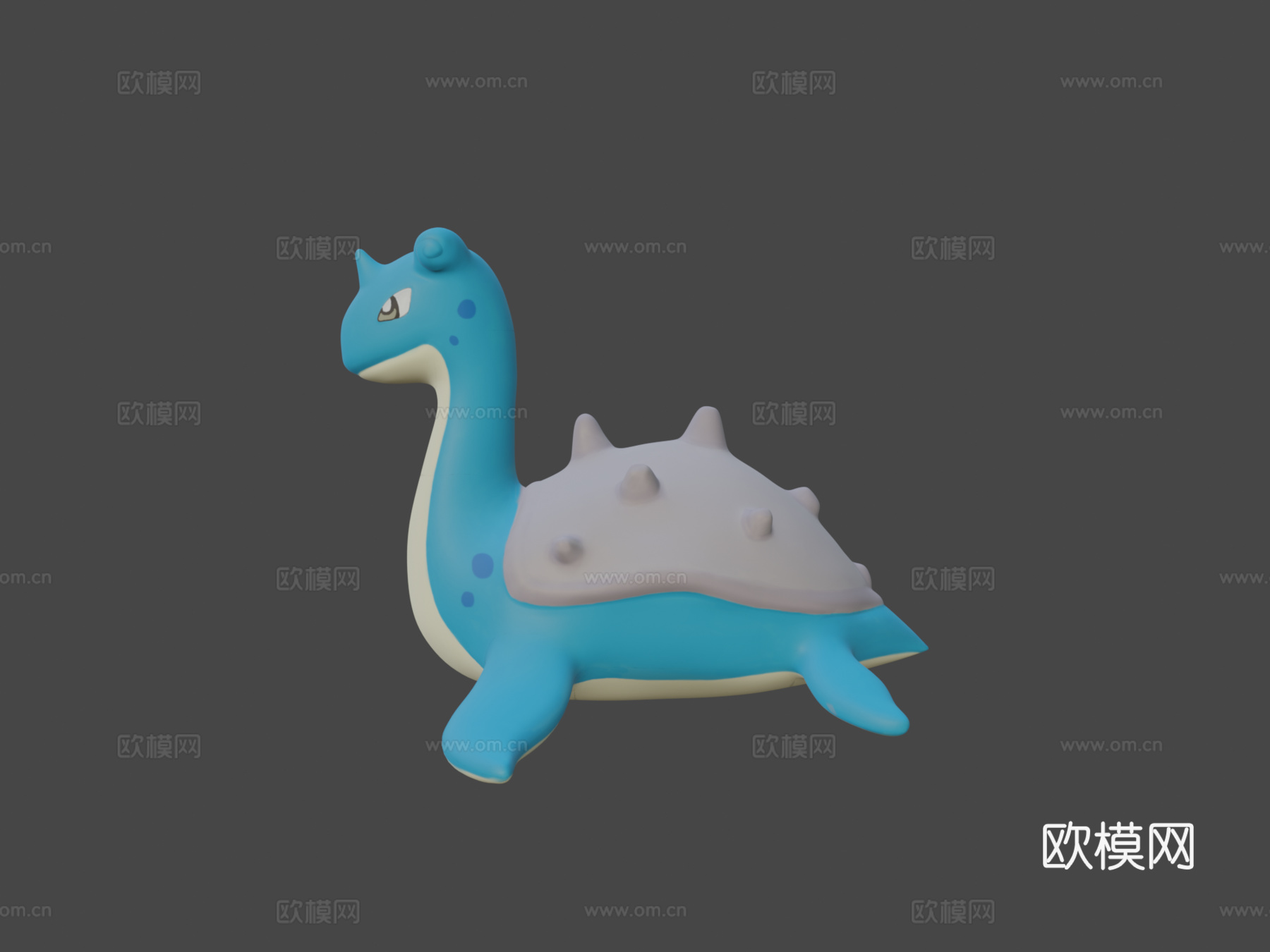 宝可梦-拉普拉斯3d模型