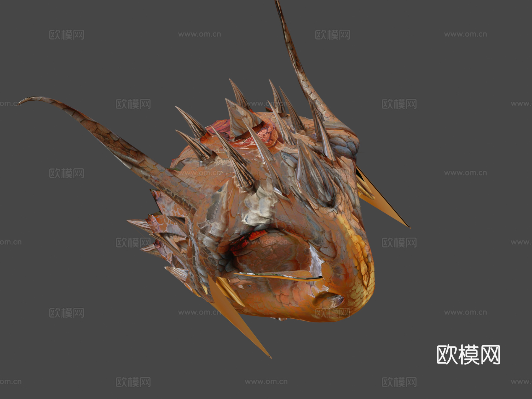 可爱龙3d模型