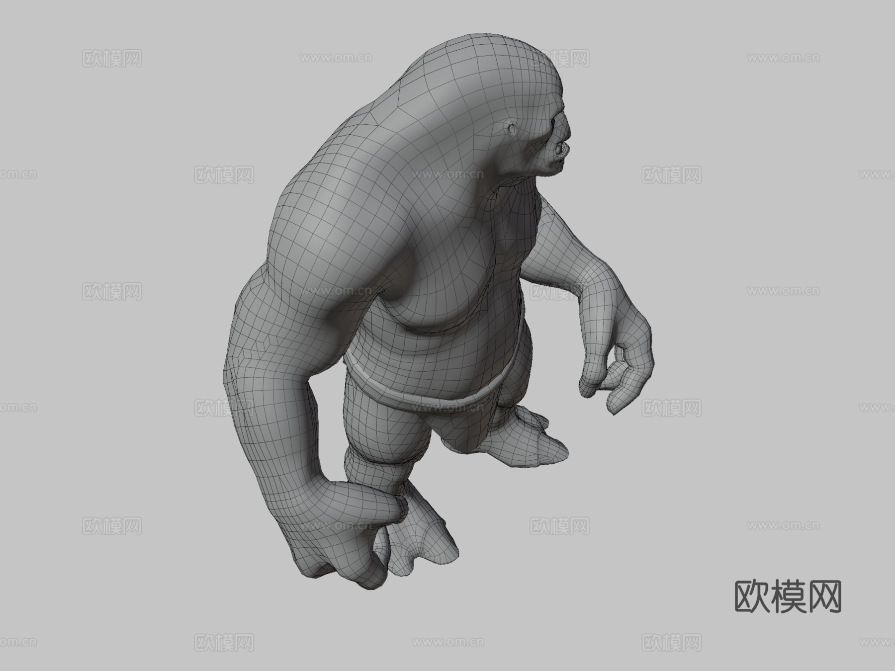 魔多巨怪=奥洛格海=-指环王3d模型