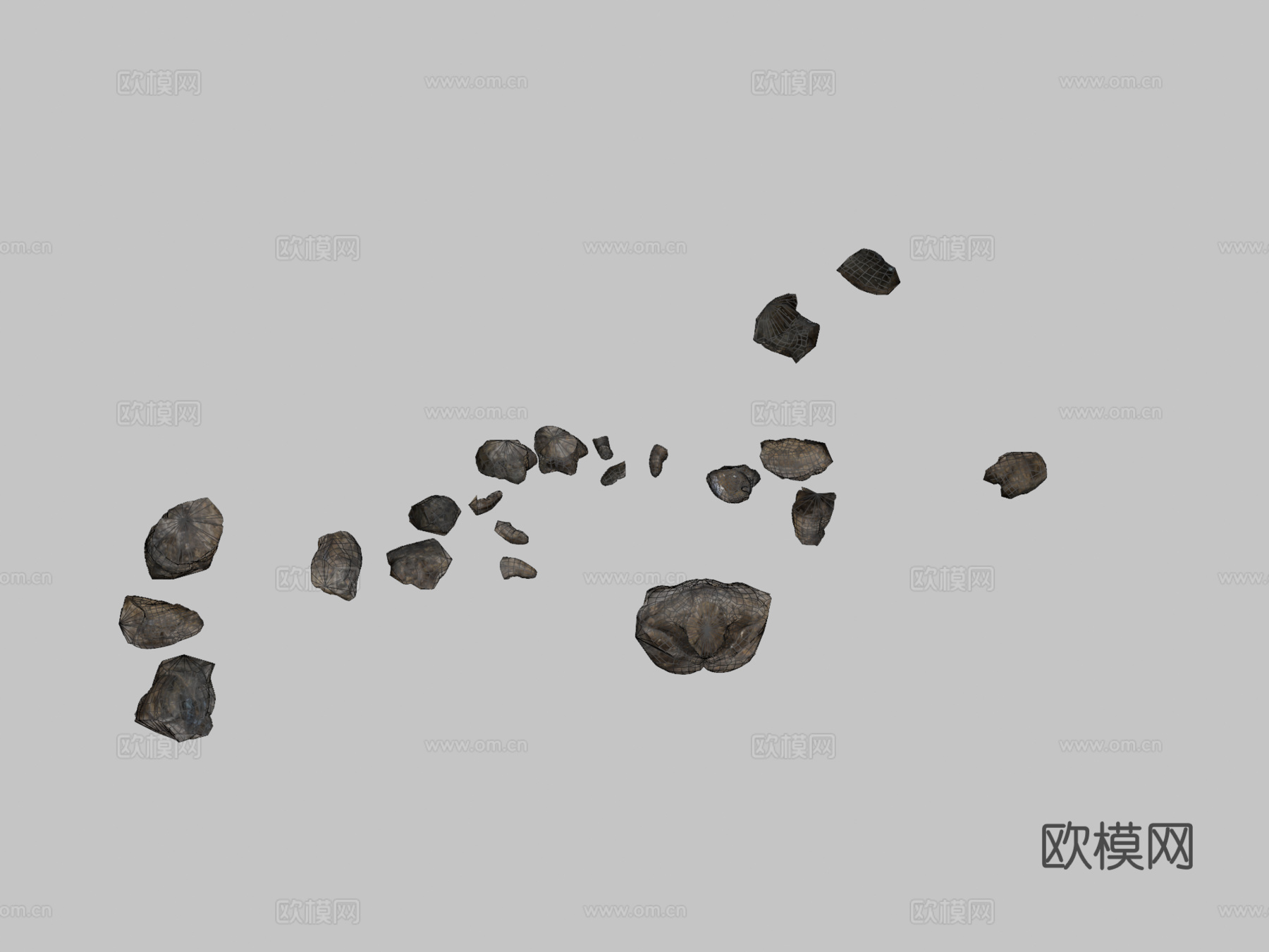 魔像分裂动画3d模型