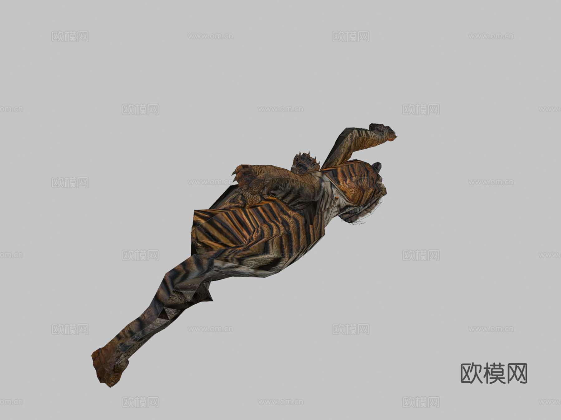 老虎3d模型