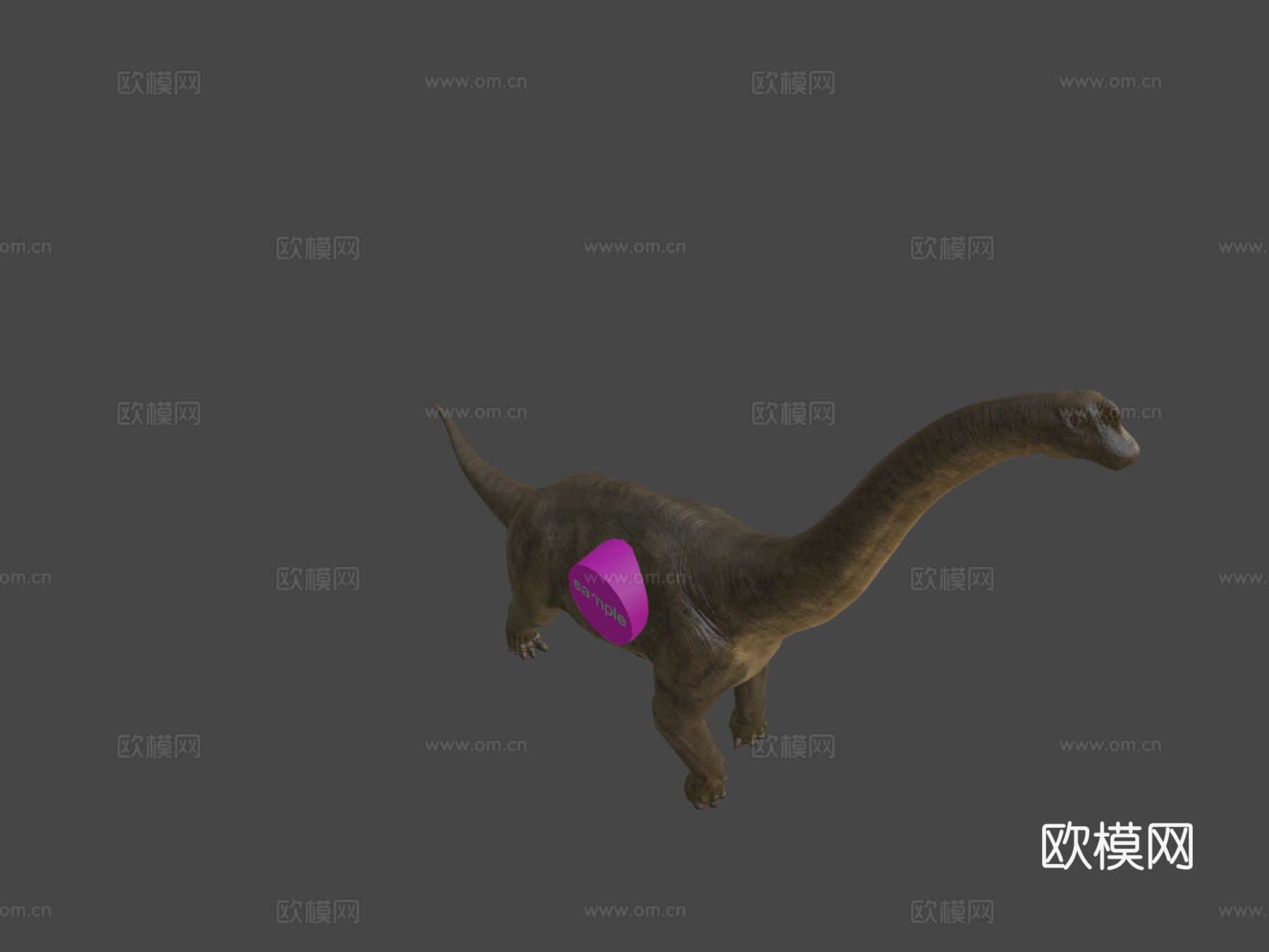 腕龙3d模型