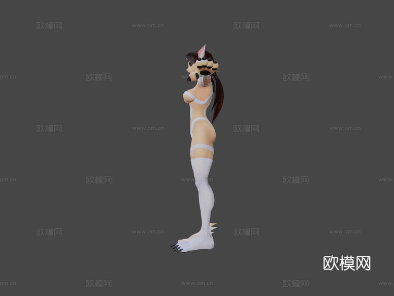 菲莉西娅3d模型下载(渲染图5)