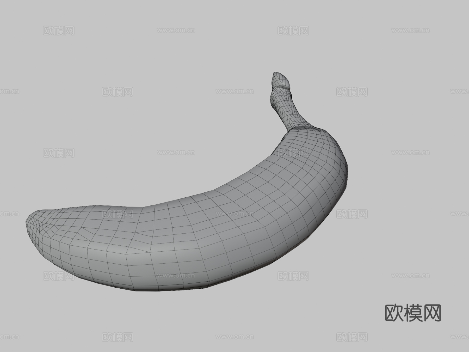 香蕉3d模型