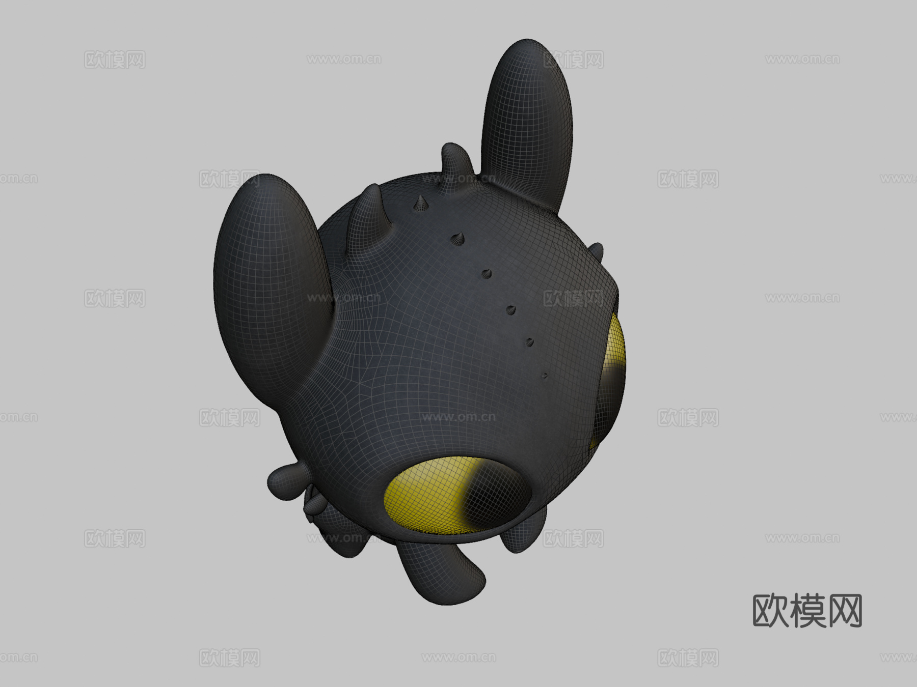 无牙仔(奇姆洛)可爱版3d模型
