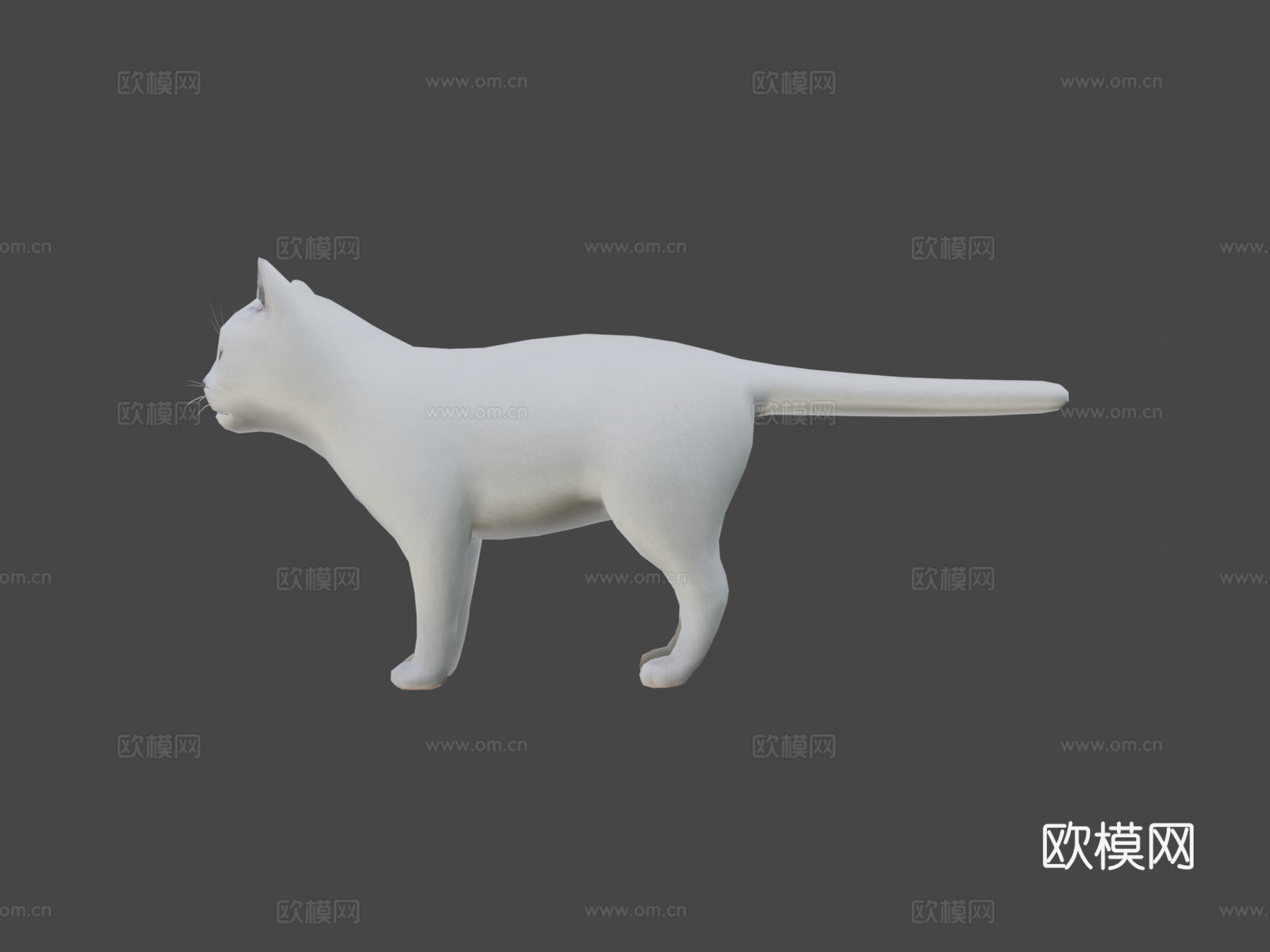 DRT-白猫3d模型