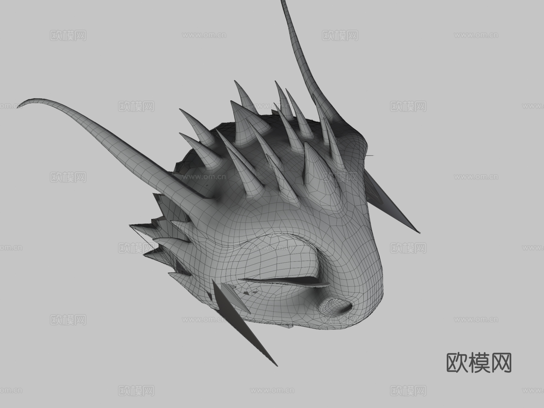可爱龙3d模型