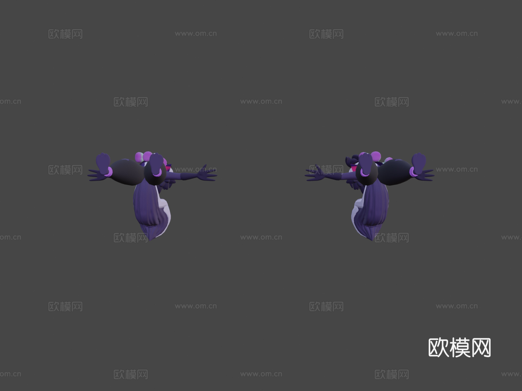 塞勒姆臭鼬-靛蓝公园3d模型下载（渲染图6）