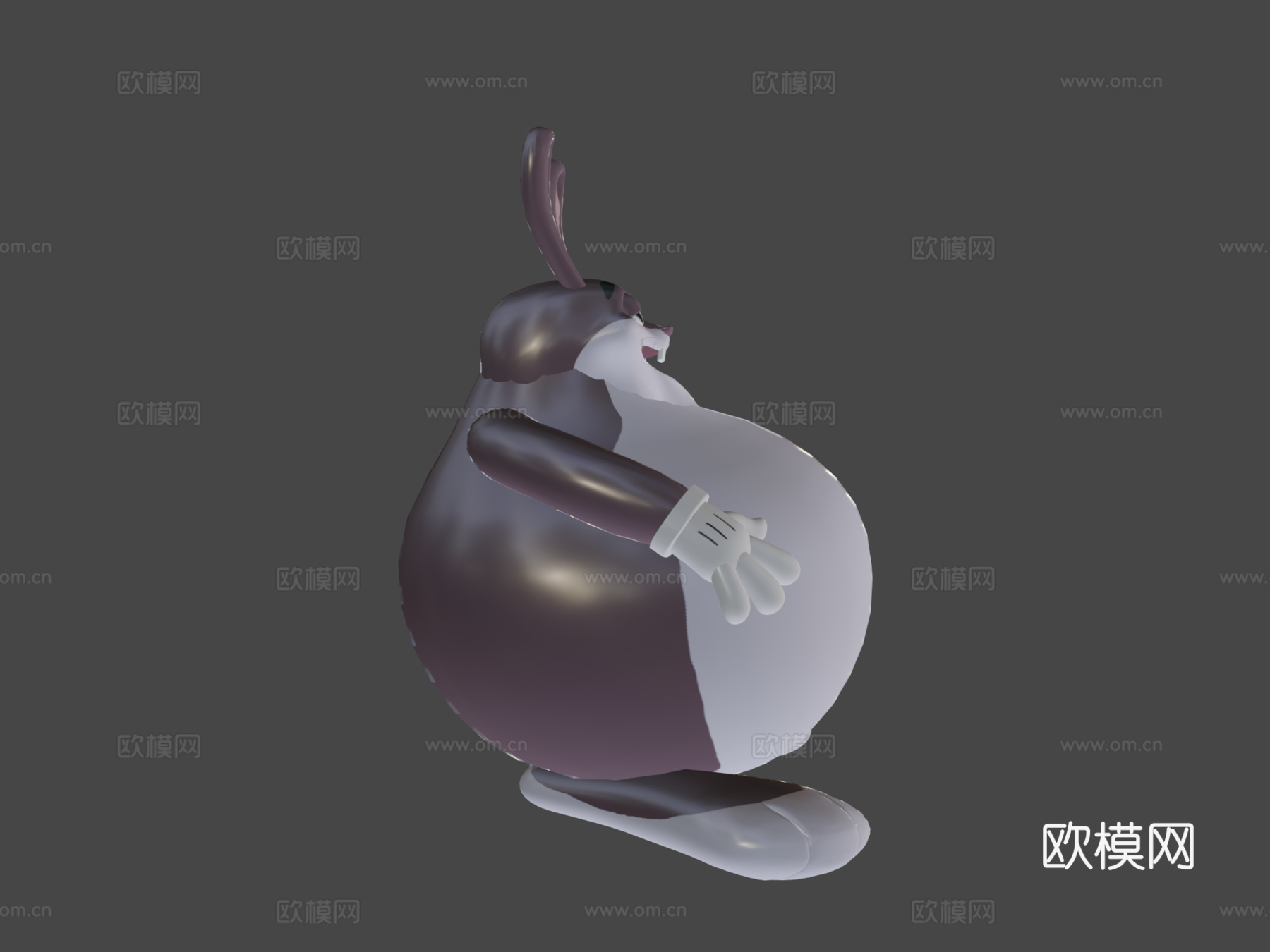 大胖兔3d模型