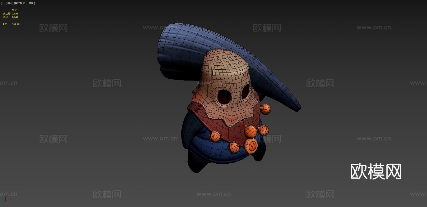 空洞骑士-布3d模型