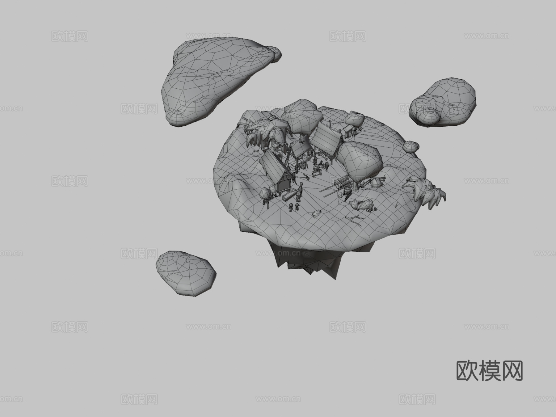 铁匠铺3d模型