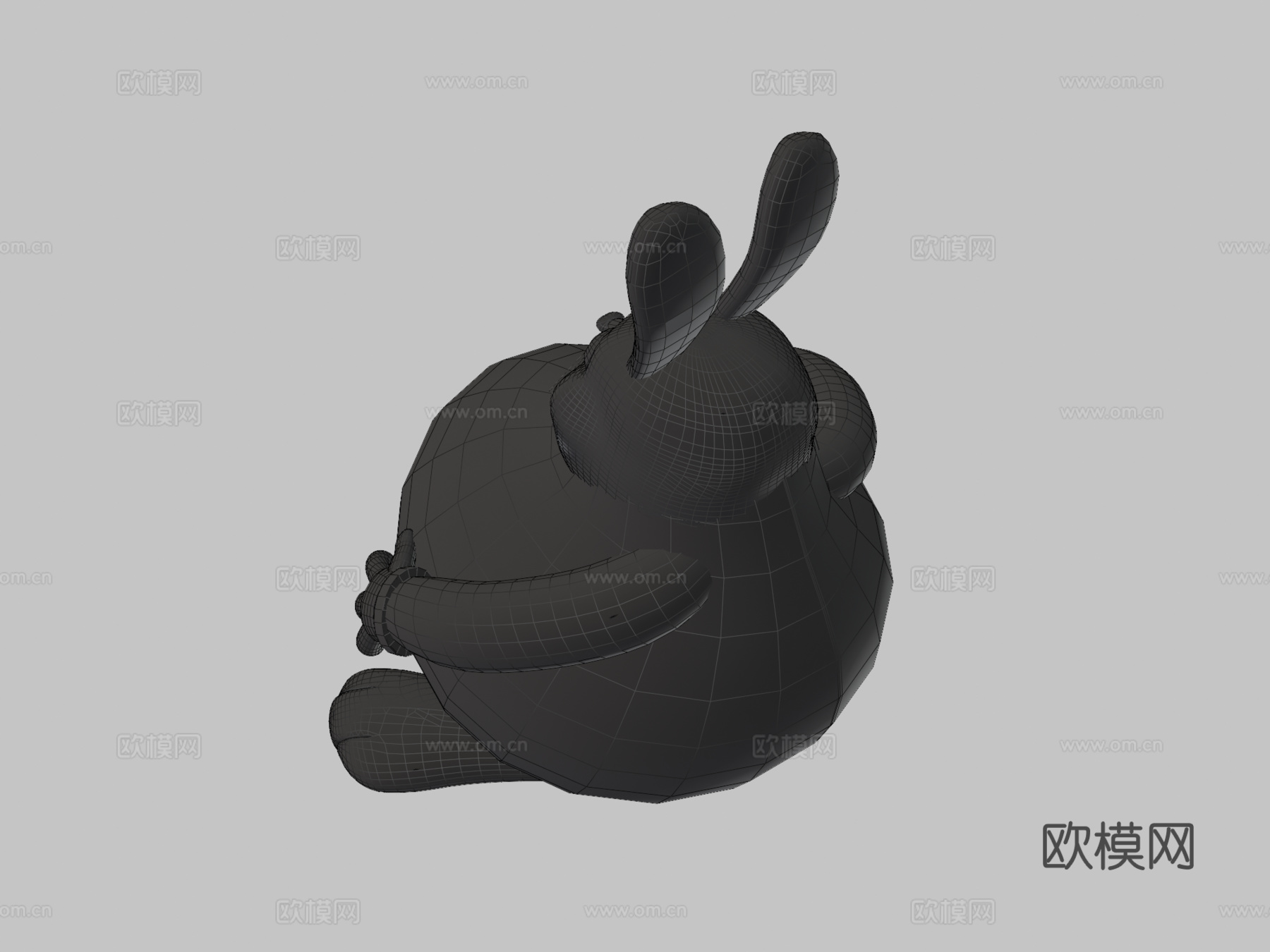大胖兔3d模型