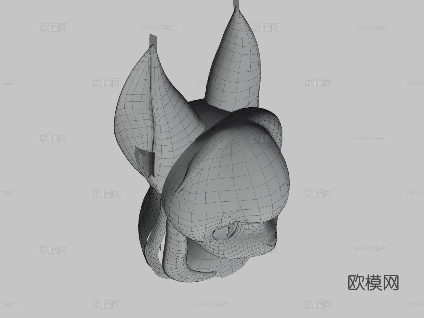 兽人头3d模型