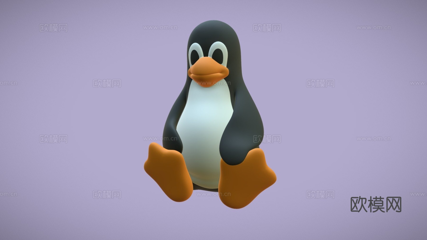 企鹅装3d模型