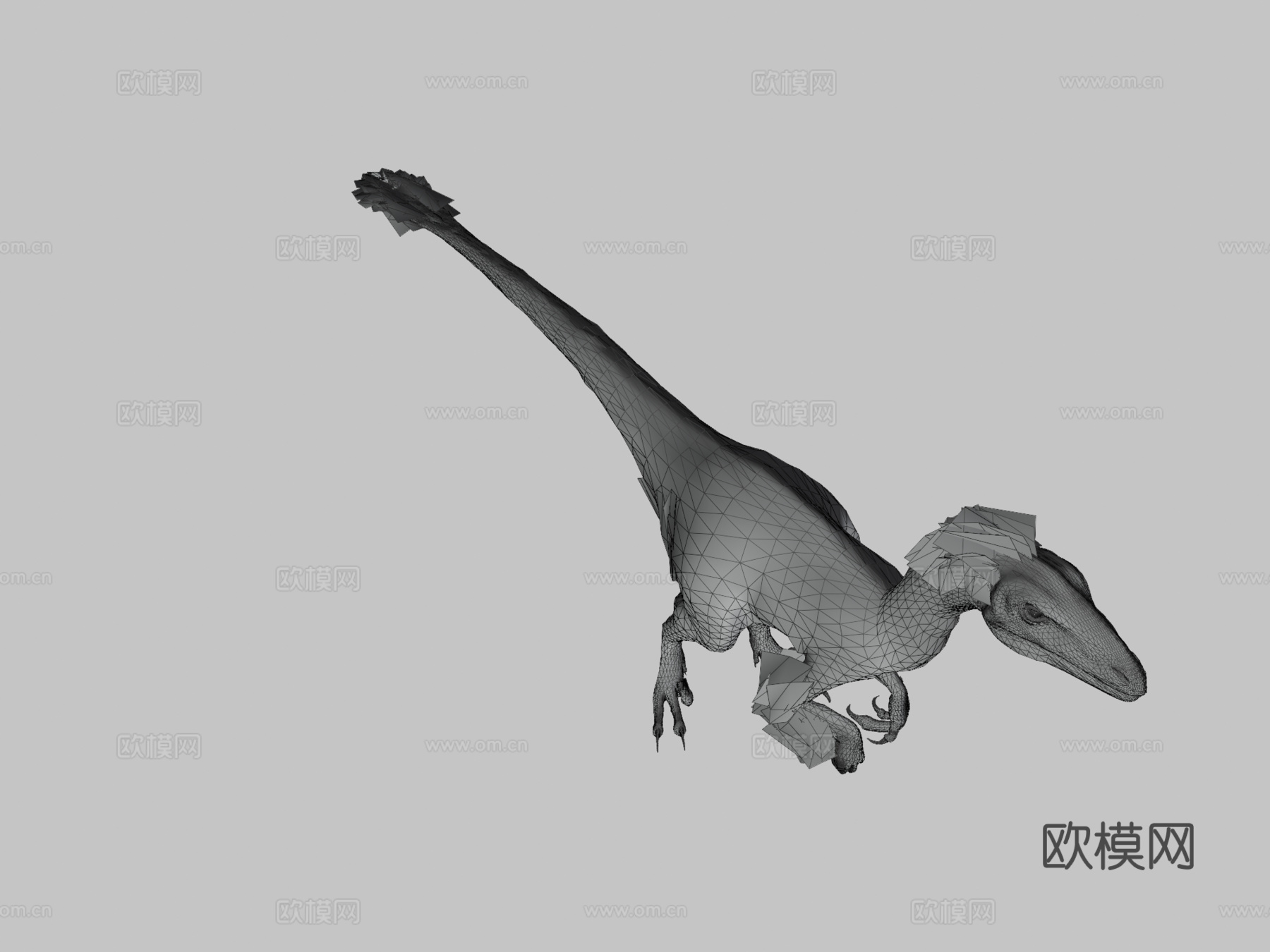 迅猛龙恐龙154个游戏动画3d模型