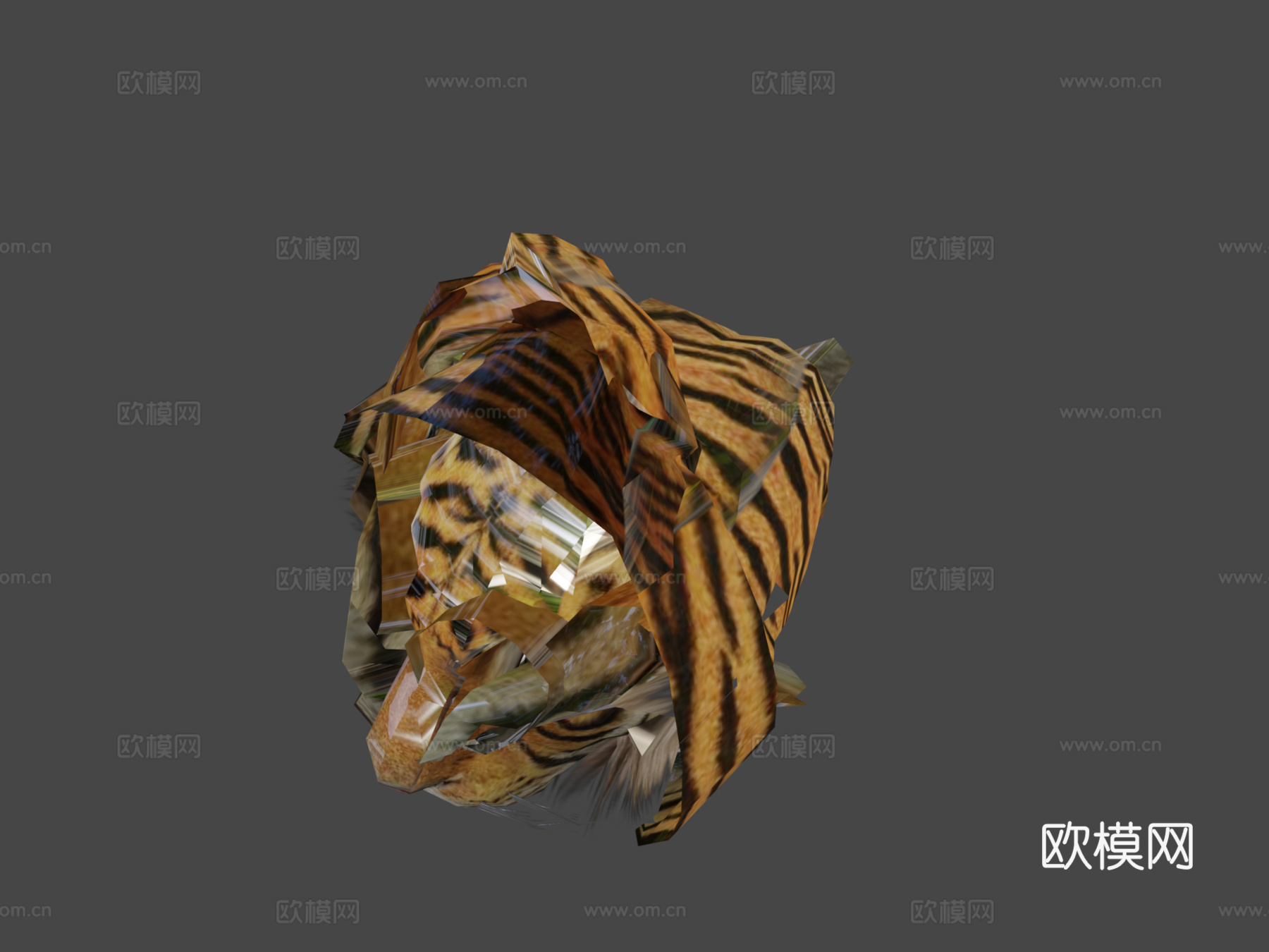 老虎3d模型