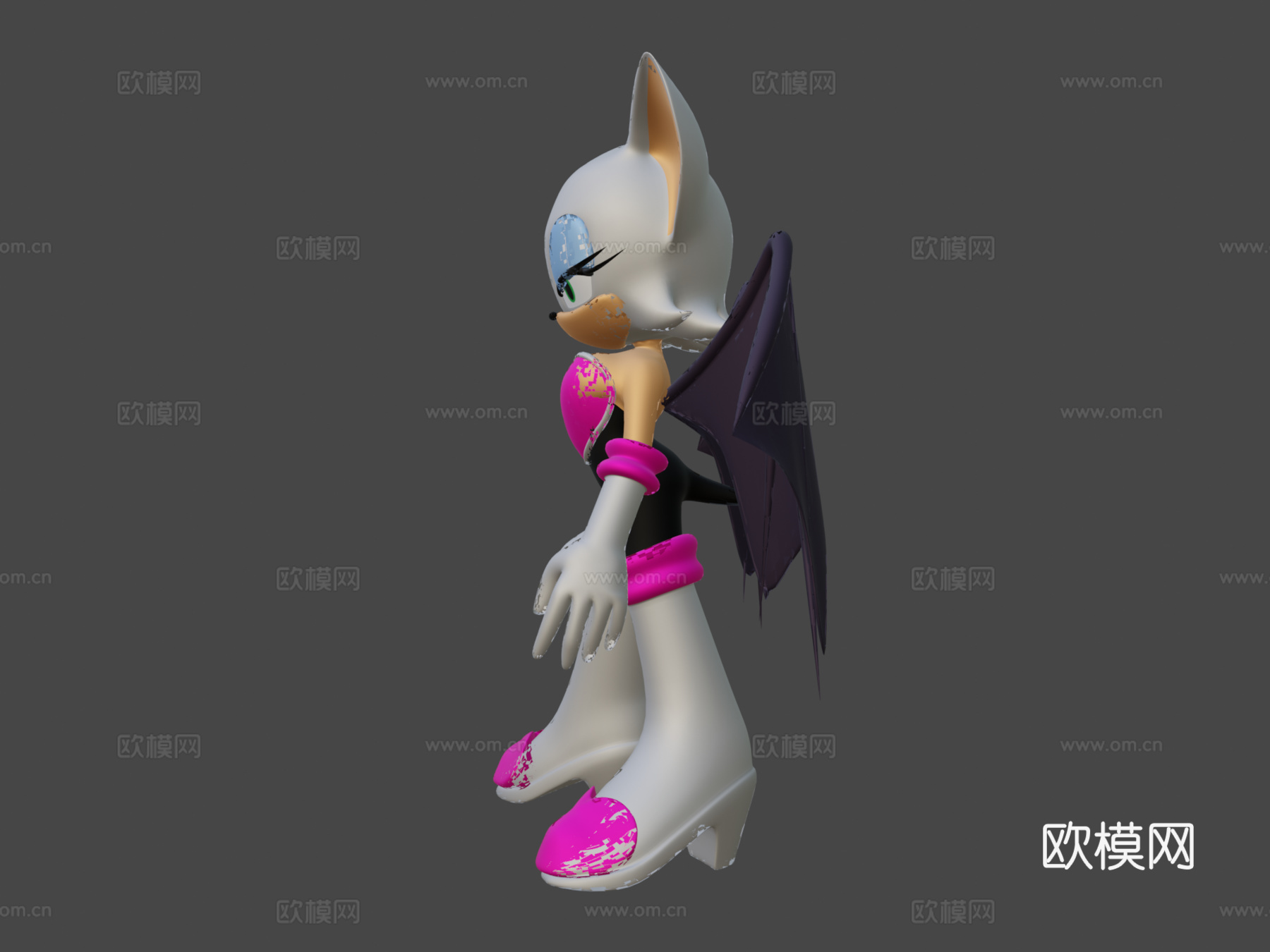 蝙蝠露姬3d模型