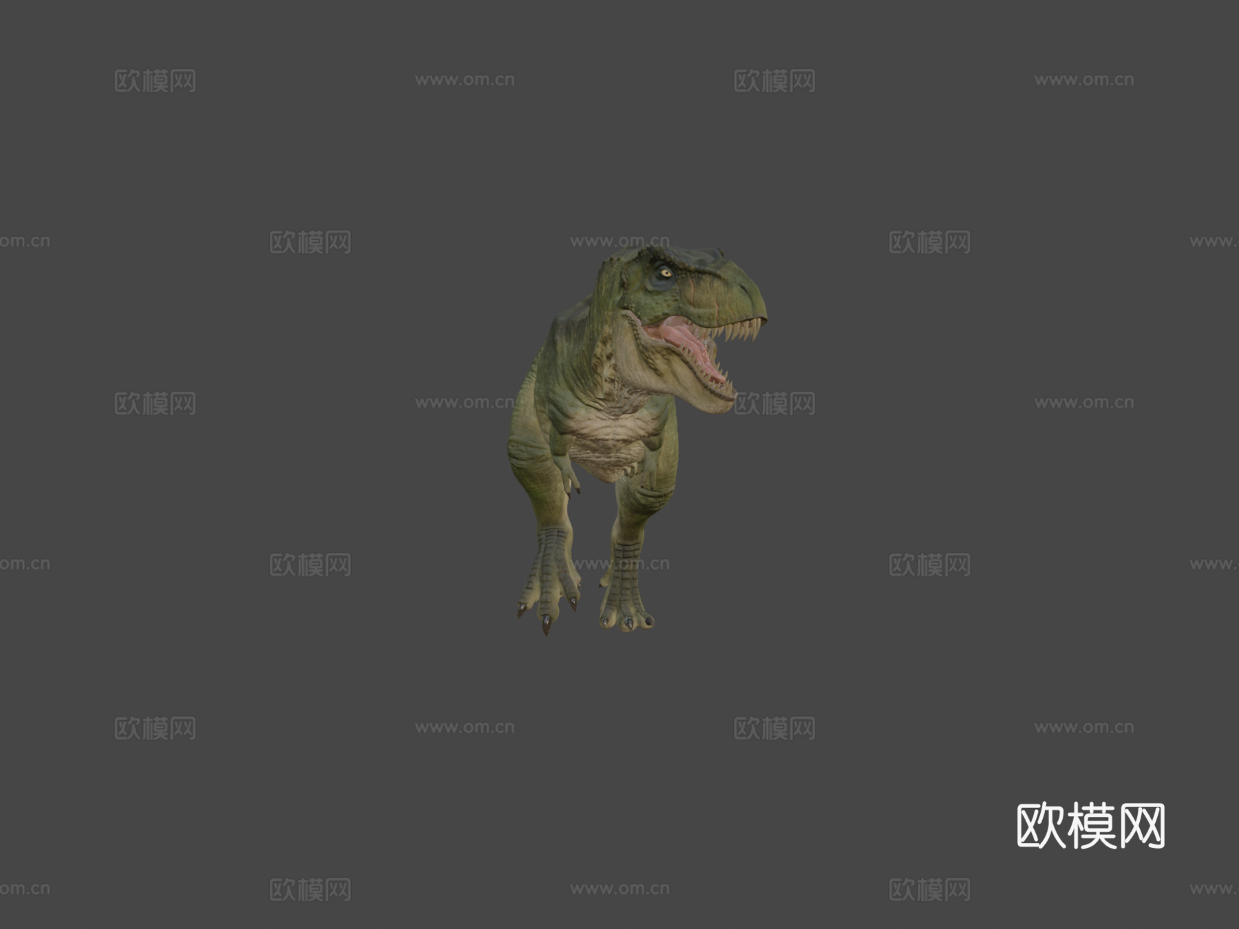 侏罗纪公园3霸王龙(弗雷迪)同人作品3d模型