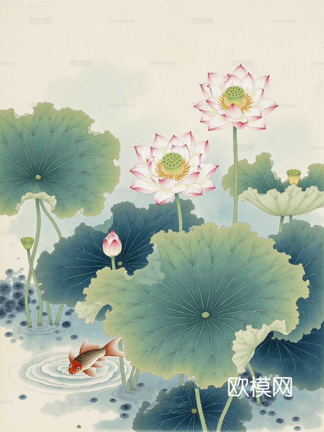 中国画 名画 水墨装饰画