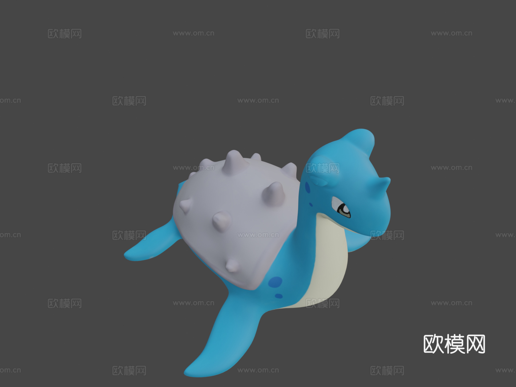 宝可梦-拉普拉斯3d模型
