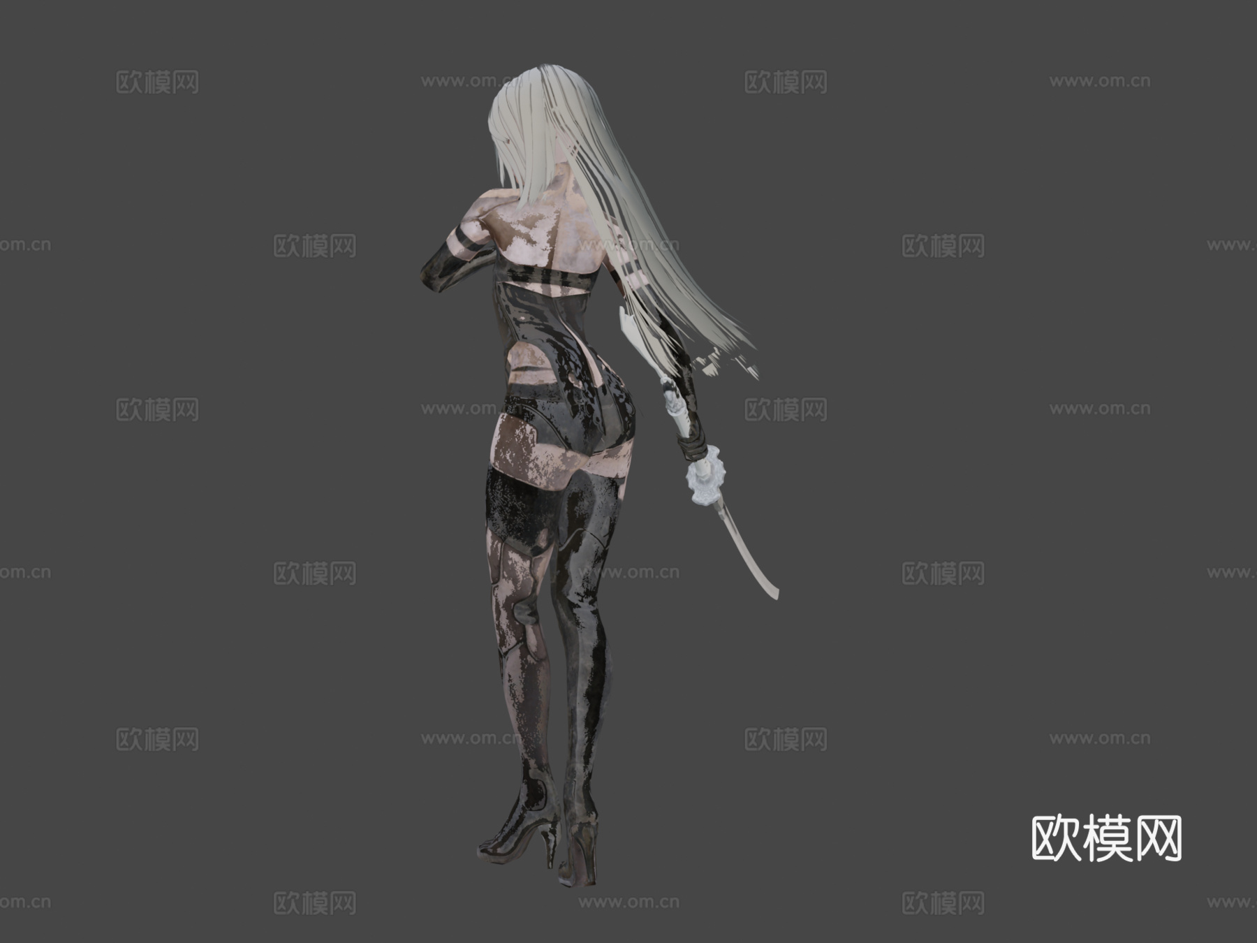 尼尔A2姿势3d模型