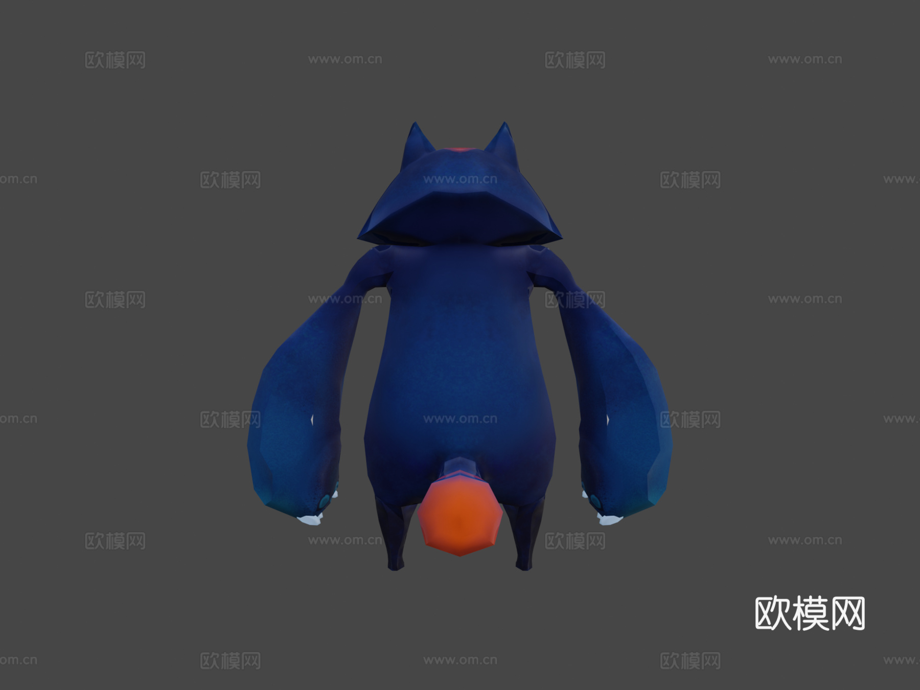 猫型生物3d模型