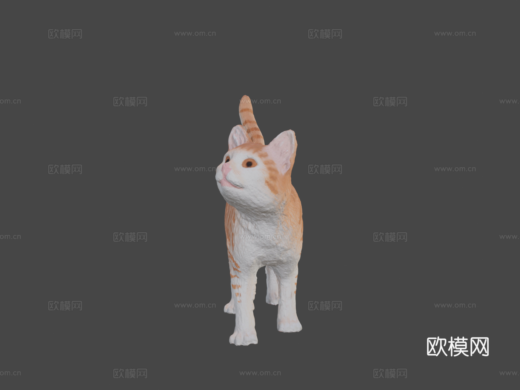 微型猫3d模型