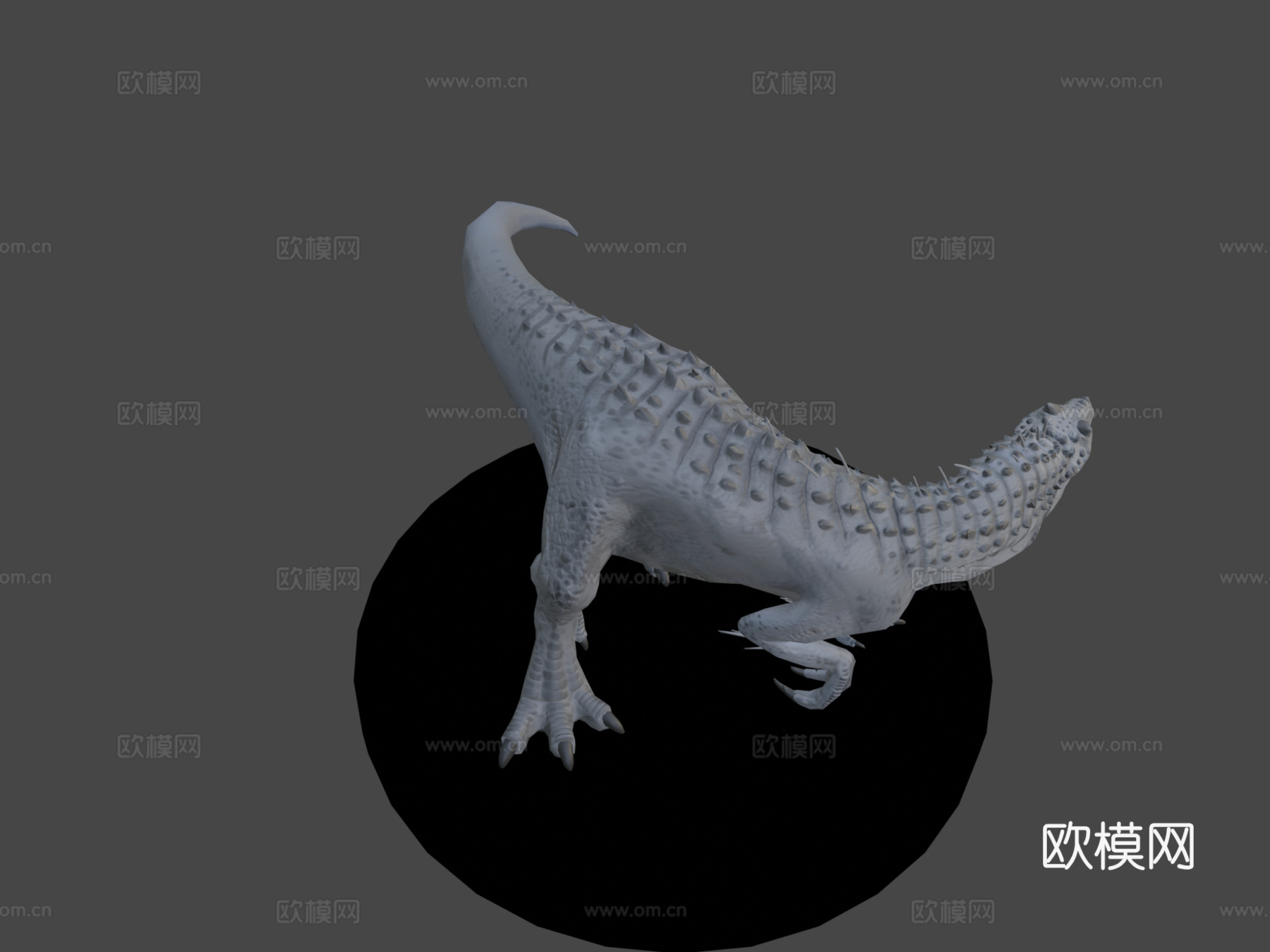 侏罗纪世界暴虐霸王龙雕像3d模型