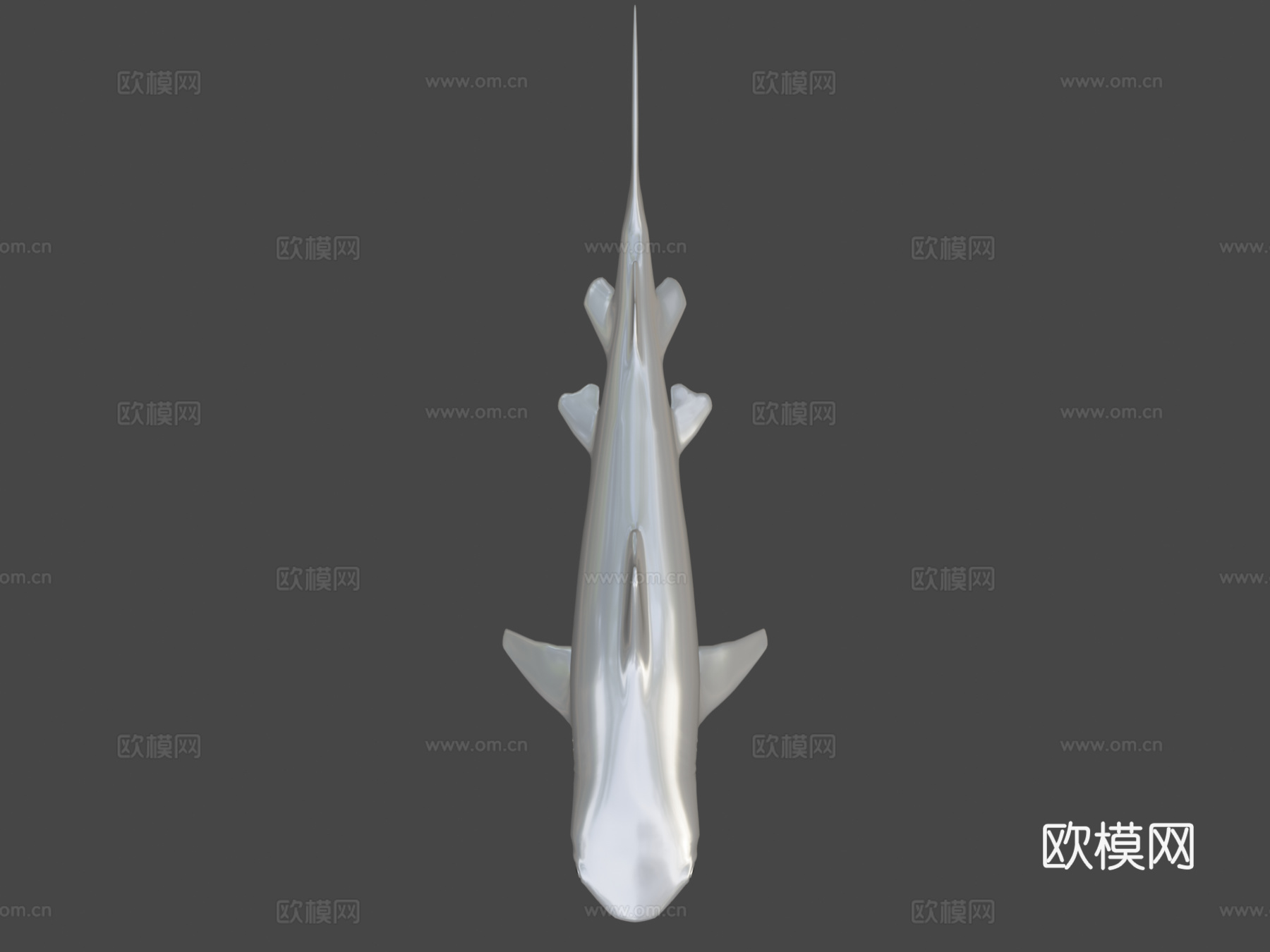虎鲨3d模型