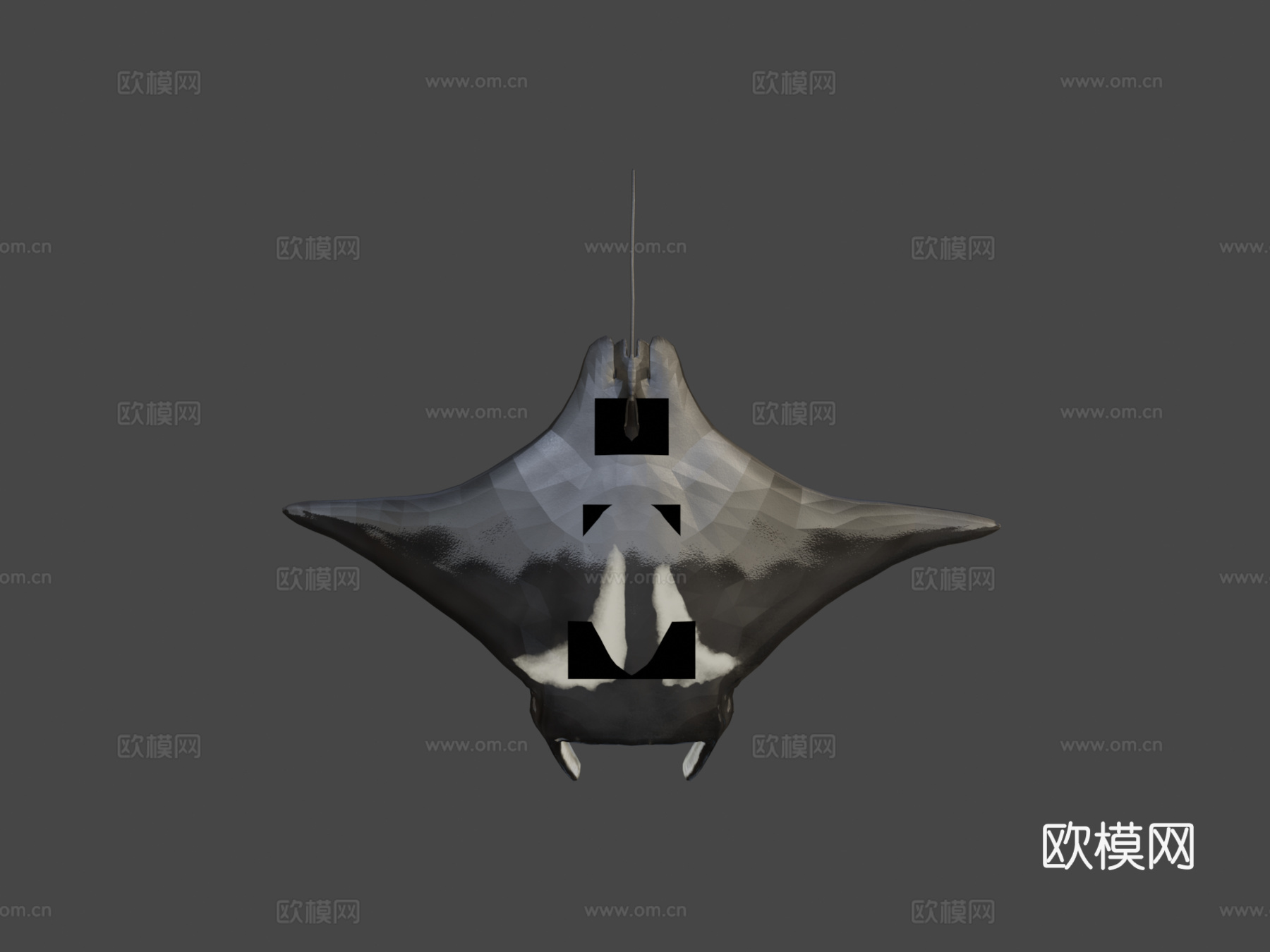 蝠鲼3d模型
