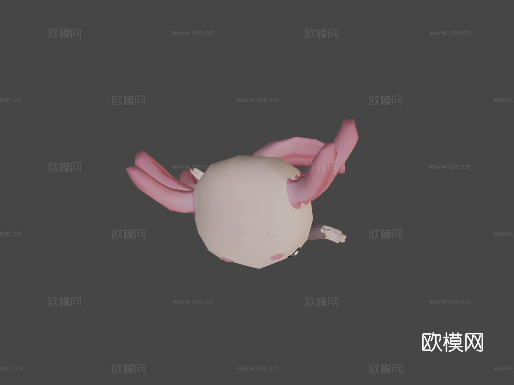 谨防诈骗-VR虚拟蝾螈模型3d模型