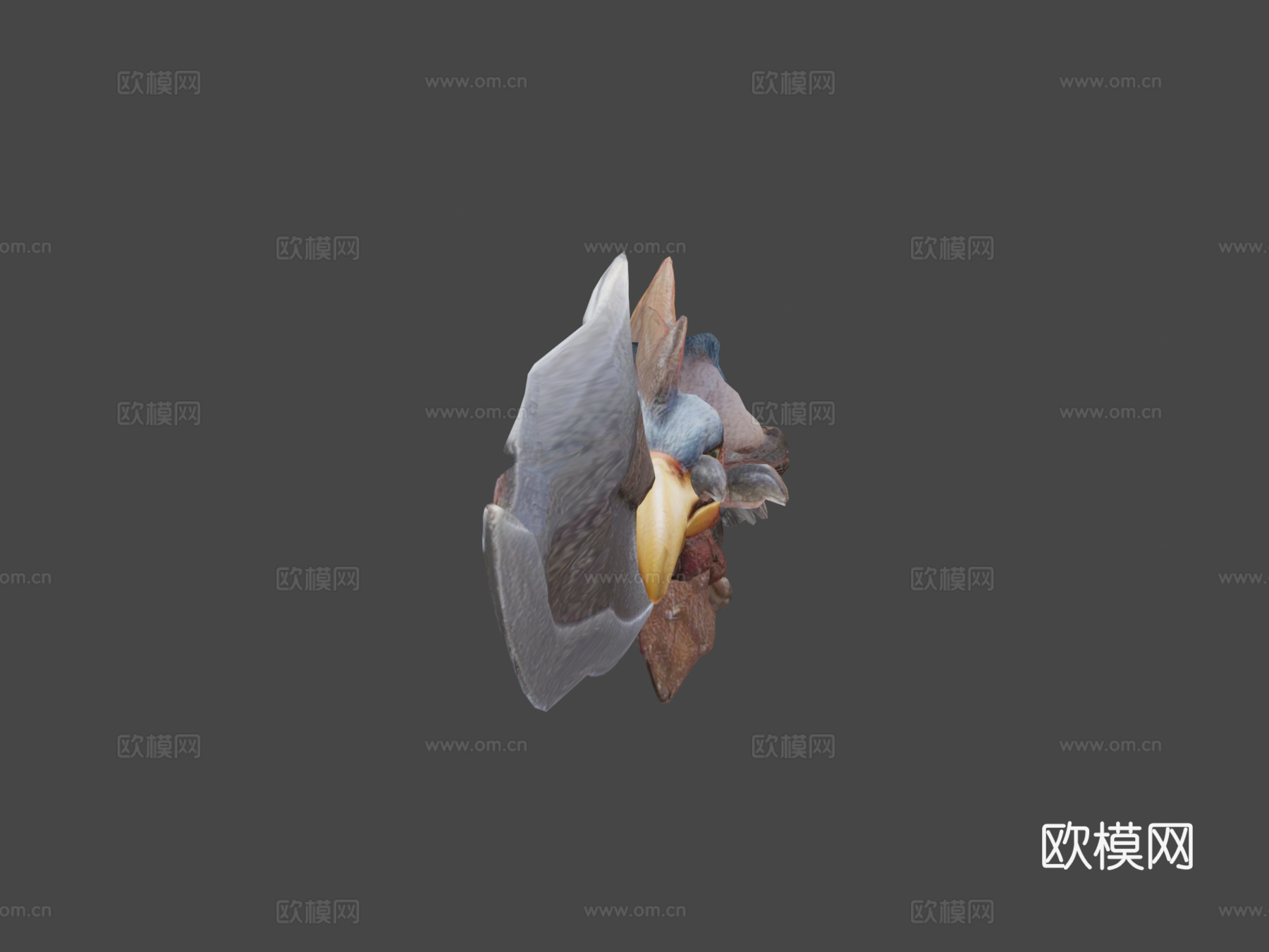 传奇鸡战士3d模型