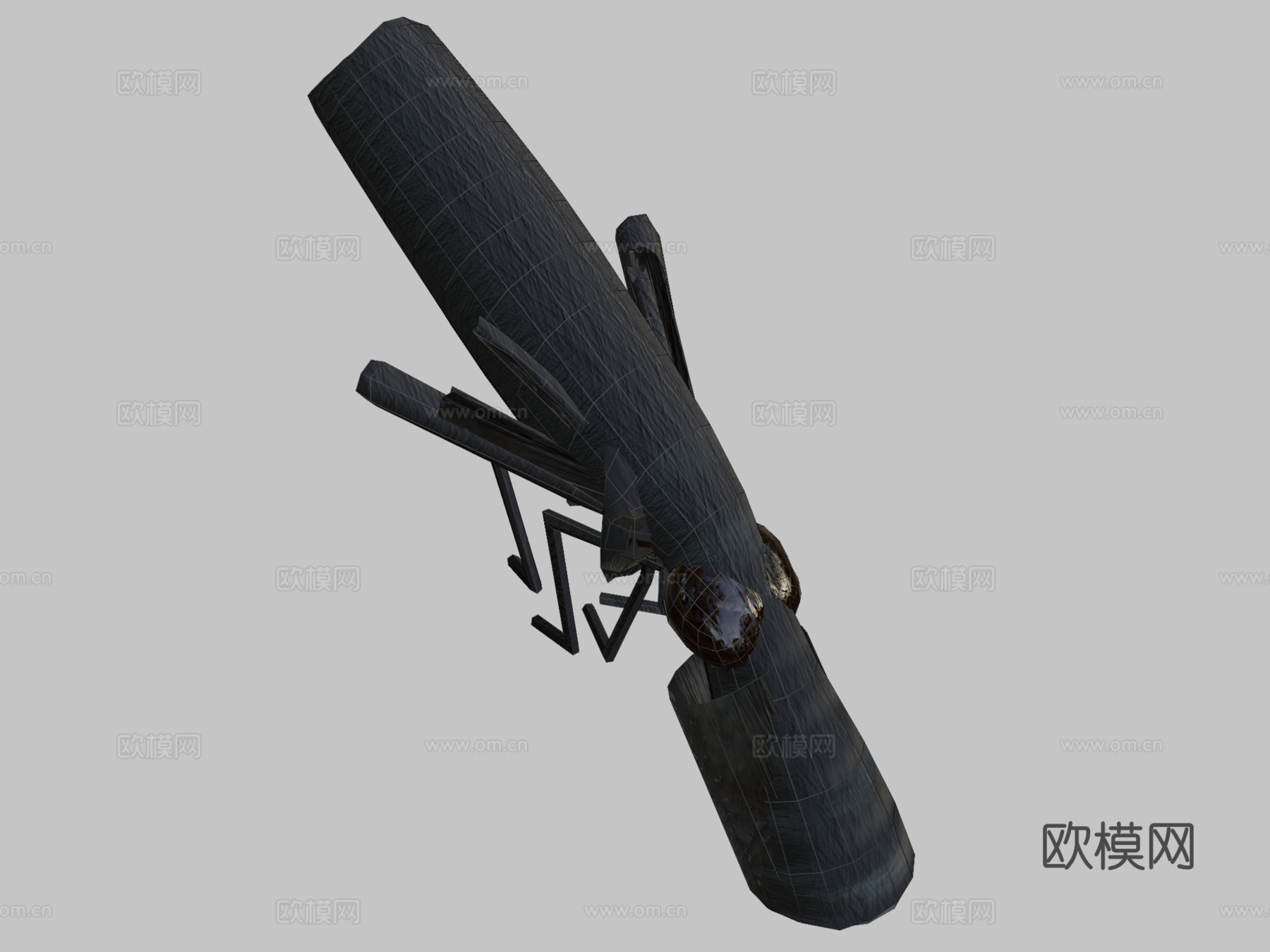 蝴蝶-Blend与FBX文件3d模型