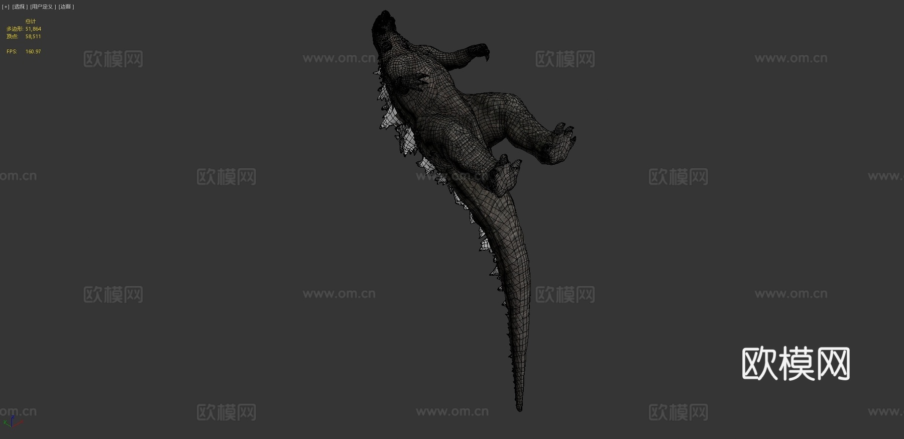 使命召唤战区哥斯拉3d模型