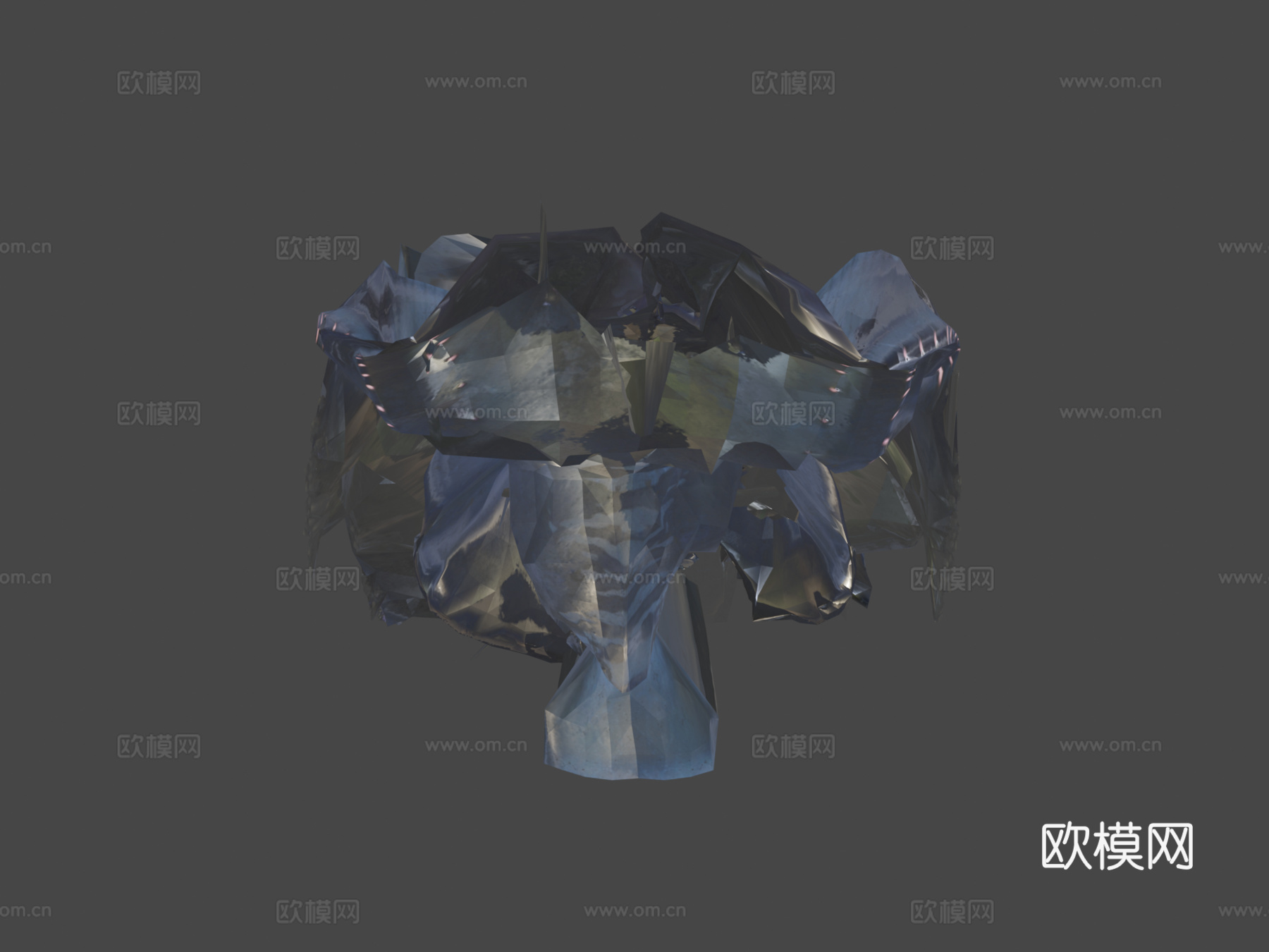 发光鲸鱼3d模型