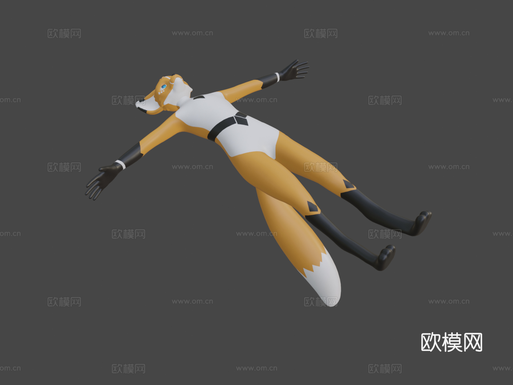 缺陷狐3d模型