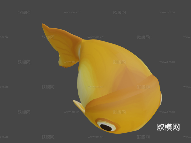 鱼动画3d模型下载(渲染图7)